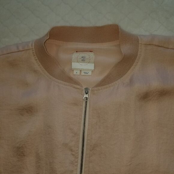 Anthropologie | Hei Hei Silky Tie Cropped Jacket/top small - Picture 4 of 16